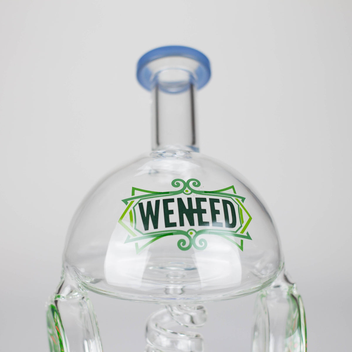 WENEED® Glass Bong WENEED Fungal Bloom 13" Stemless Glass Bong WENEED Fungal Bloom Stemless Bong - 13"