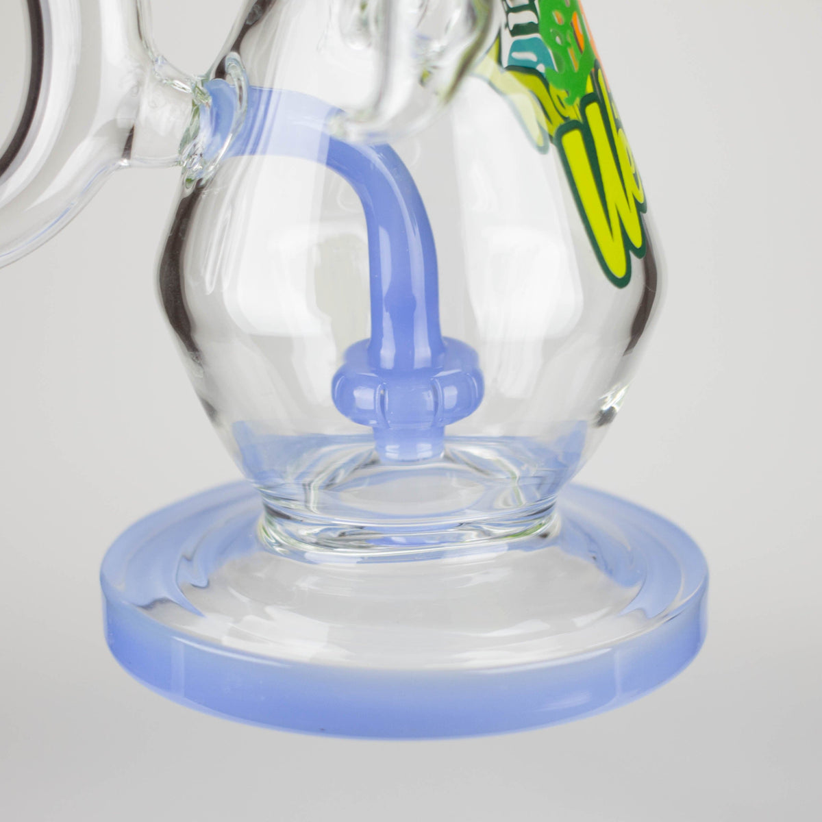 WENEED® Glass Bong WENEED Fungal Bloom 13" Stemless Glass Bong WENEED Fungal Bloom Stemless Bong - 13"