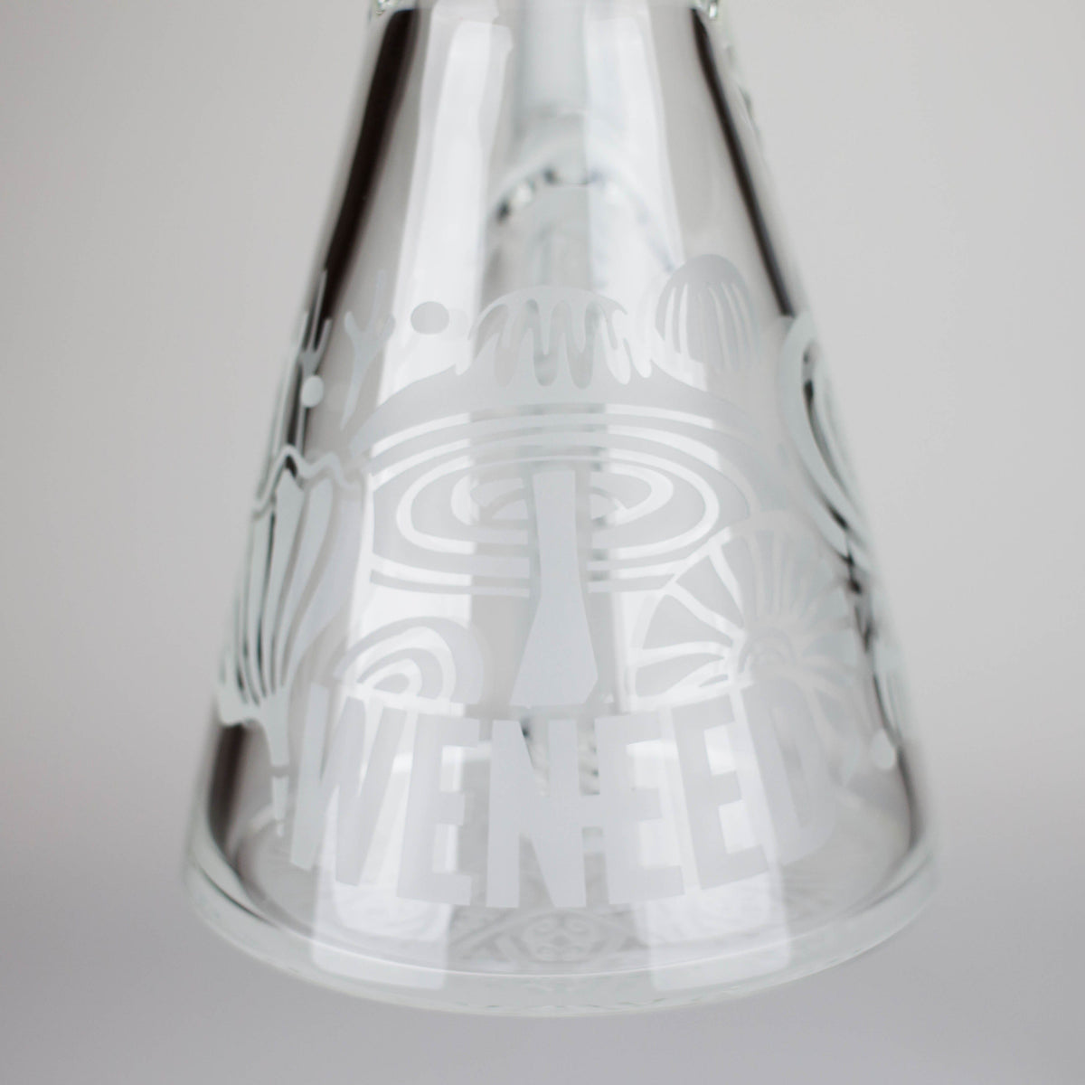 WENEED® Glass Bong WENEED 16.5" Mushroom Forest 7 mm Glass Bong WENEED 16.5" Mushroom Forest Bong - 7 mm Glass