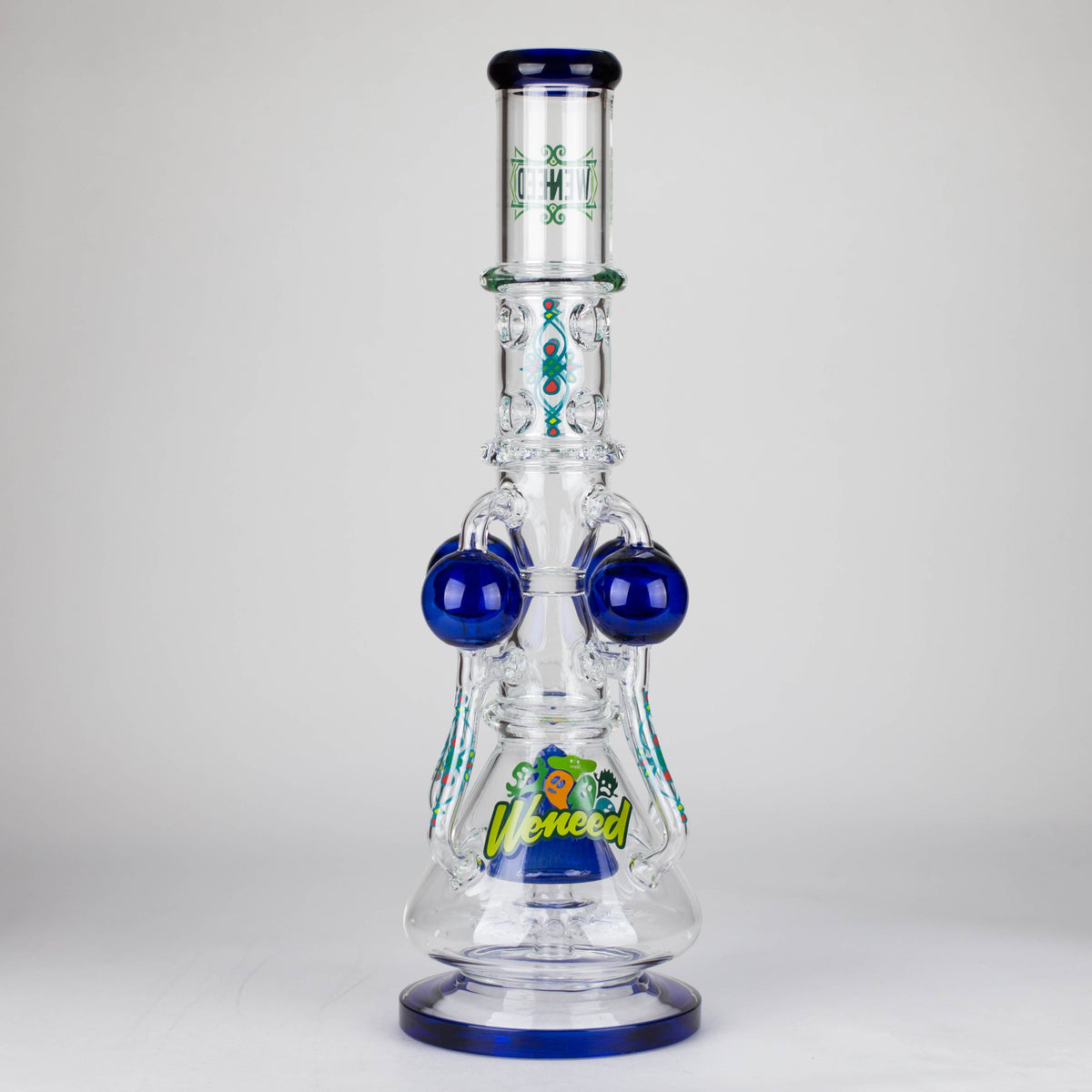 WENEED® Glass Bong WENEED | 19.5" Orb Cascade Glass Bong WENEED | 19.5" Orb Cascade Glass Bong