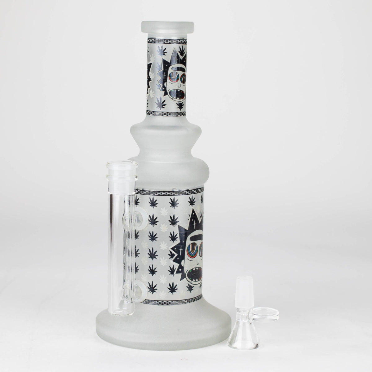 JJ Distribution Glass Bong 10" Cosmic Phantom Glow Glass Bong Cosmic Phantom Glow Glass Bong – 10-Inch 5mm | Canada