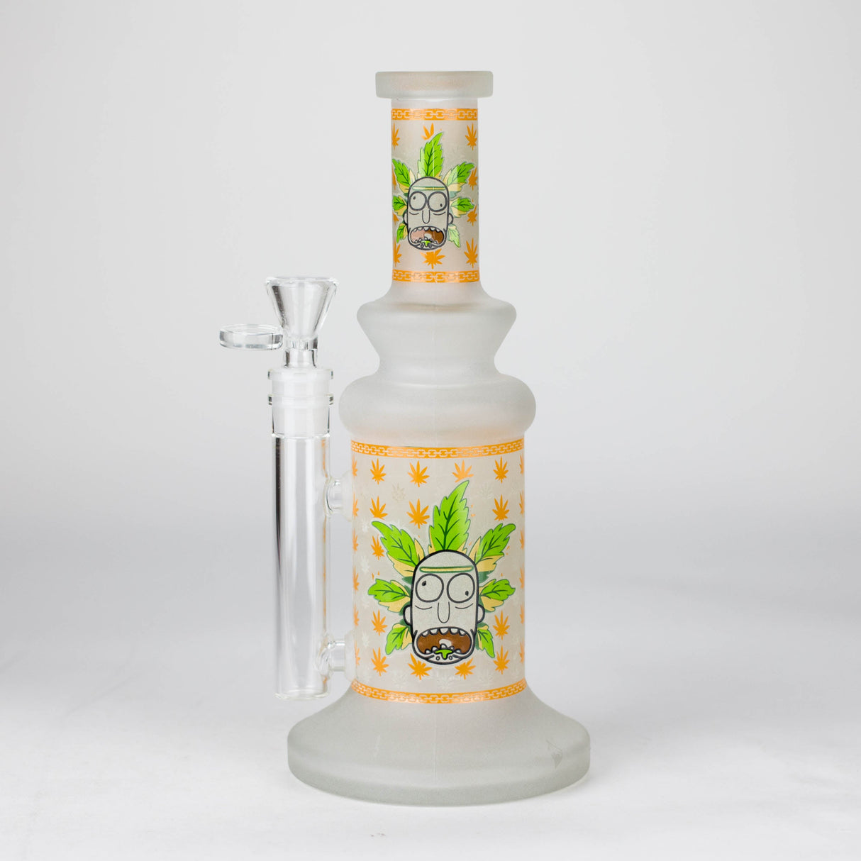 10" Cosmic Phantom Glow Glass Bong