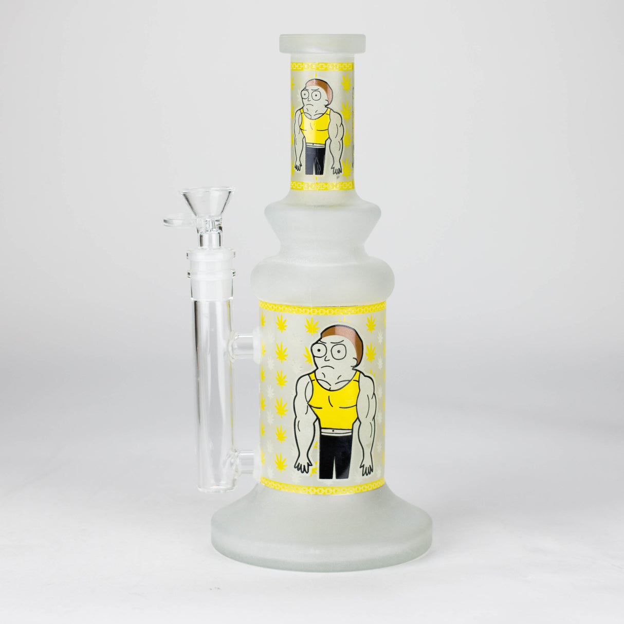 10" Cosmic Phantom Glow Glass Bong