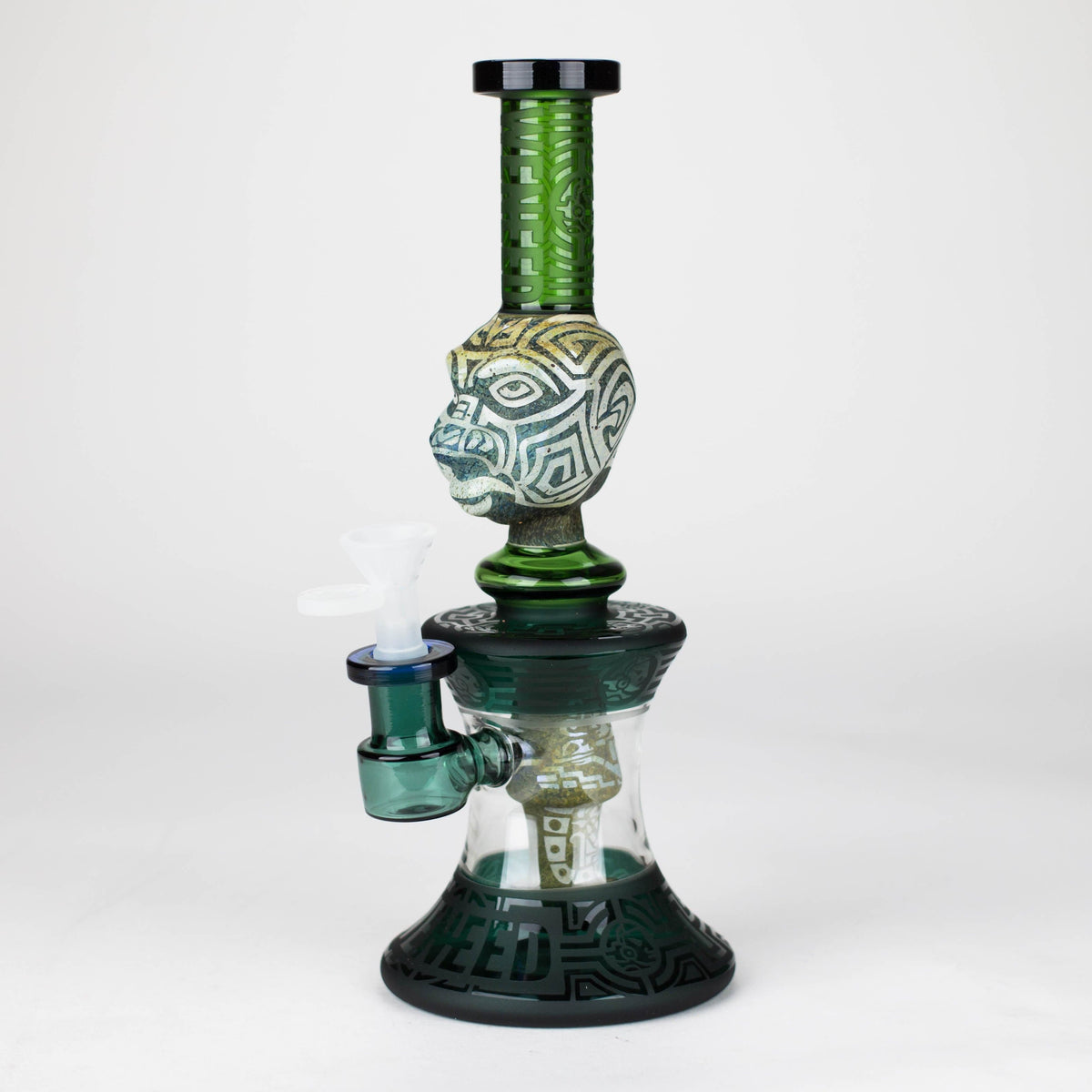 WENEED® Glass Bong WENEED Jungle Totem 10" Stemless Glass Bong WENEED 10" Jungle Totem Glass Bong | Canada