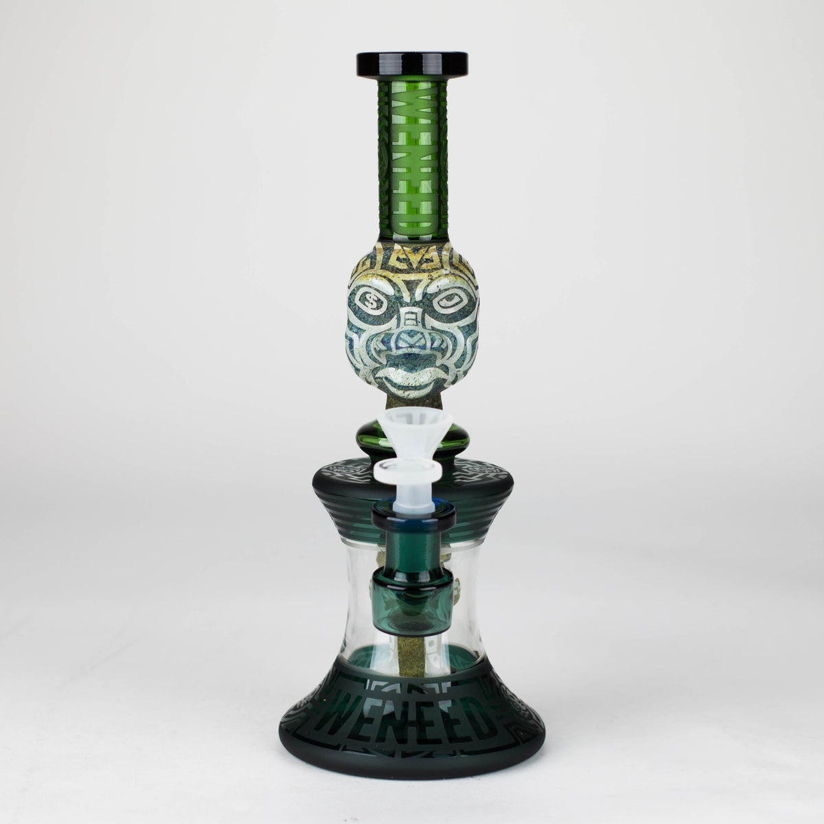 WENEED® Glass Bong WENEED Jungle Totem 10" Stemless Glass Bong WENEED 10" Jungle Totem Glass Bong | Canada