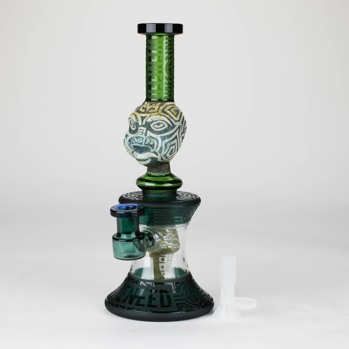 WENEED® Glass Bong WENEED Jungle Totem 10" Stemless Glass Bong WENEED 10" Jungle Totem Glass Bong | Canada
