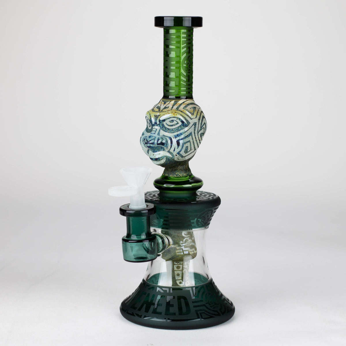 WENEED® Glass Bong WENEED Jungle Totem 10" Stemless Glass Bong WENEED 10" Jungle Totem Glass Bong | Canada