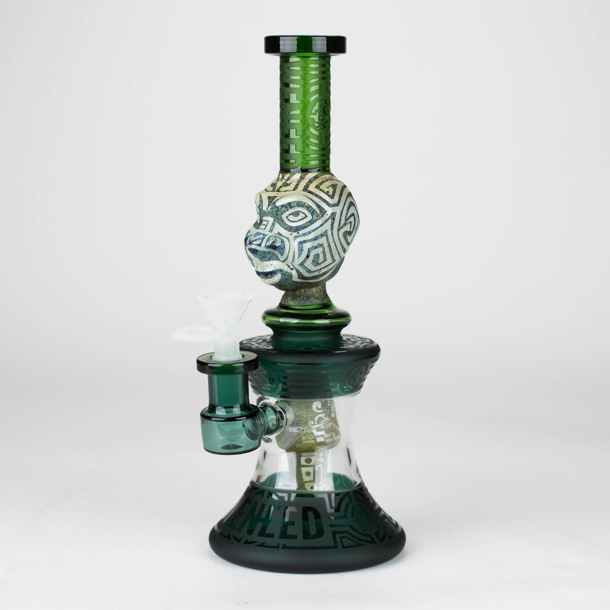 WENEED® Glass Bong WENEED Jungle Totem 10" Stemless Glass Bong WENEED 10" Jungle Totem Glass Bong | Canada
