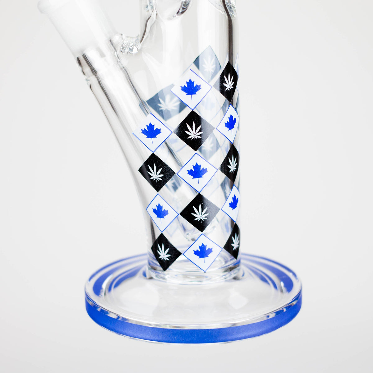777 Smoke Glass Bong 10" Maple Leaf Straight Tube Glass Bong 10" Maple Leaf Glass Bong - Straight Tube | Canada