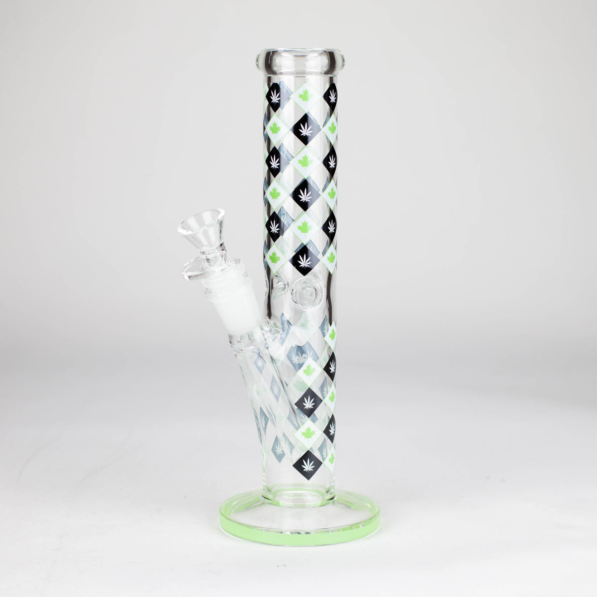 777 Smoke Glass Bong 10" Maple Leaf Straight Tube Glass Bong 10" Maple Leaf Glass Bong - Straight Tube | Canada
