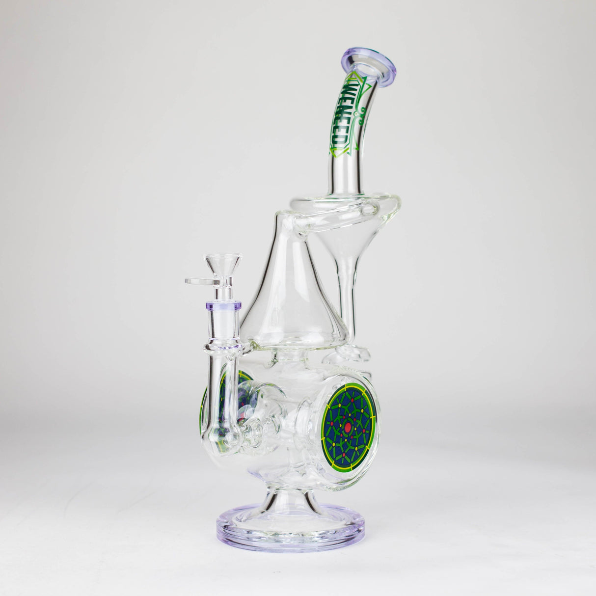 WENEED® Glass Bong WENEED | 14.5" Orbit Cyclone Glass Bong WENEED | 14.5" Orbit Cyclone Glass Bong