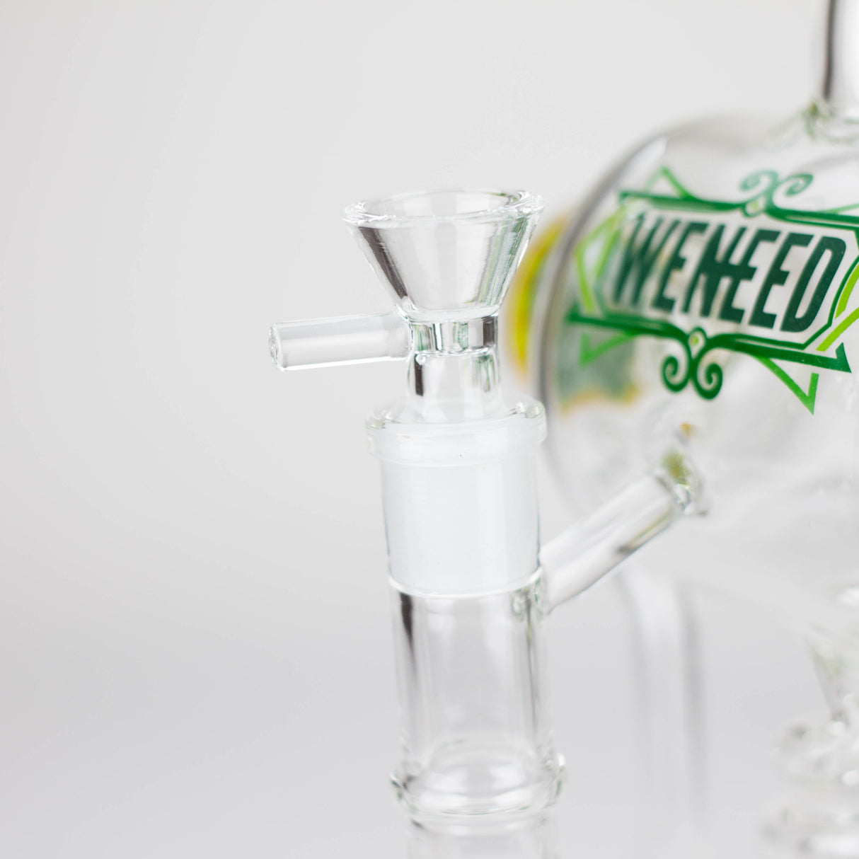 WENEED Pulse Helix 14" Stemless Glass Dab Rig
