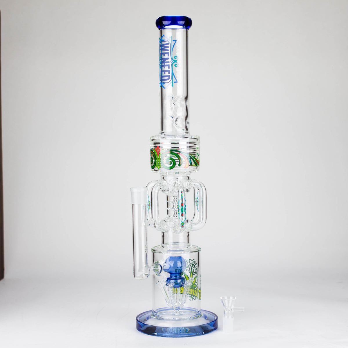 WENEED® Glass Bong WENEED | 22" Gear Perc Glass bong WENEED | 22" Gear Perc Glass bong