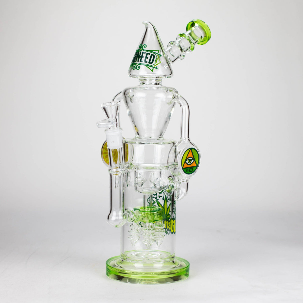 WENEED® Glass Bong WENEED | 13.5" Halo Spire Glass Bong WENEED | 13.5" Halo Spire Glass Bong