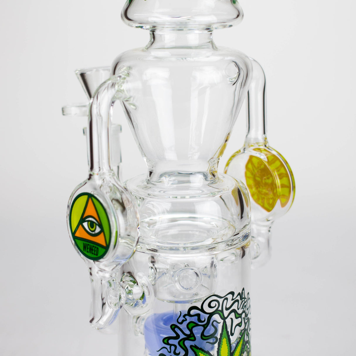 WENEED® Glass Bong WENEED | 13.5" Halo Spire Glass Bong WENEED | 13.5" Halo Spire Glass Bong