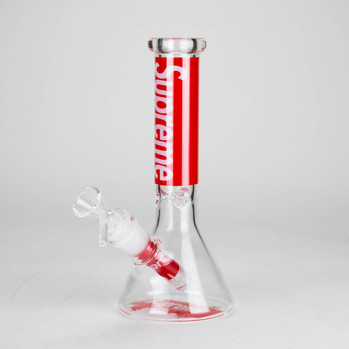 7.5" Glow Cartoon Icons Beaker Bong