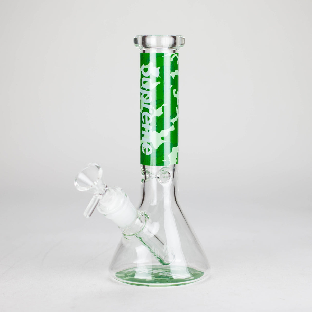 7.5" Glow Cartoon Icons Beaker Bong