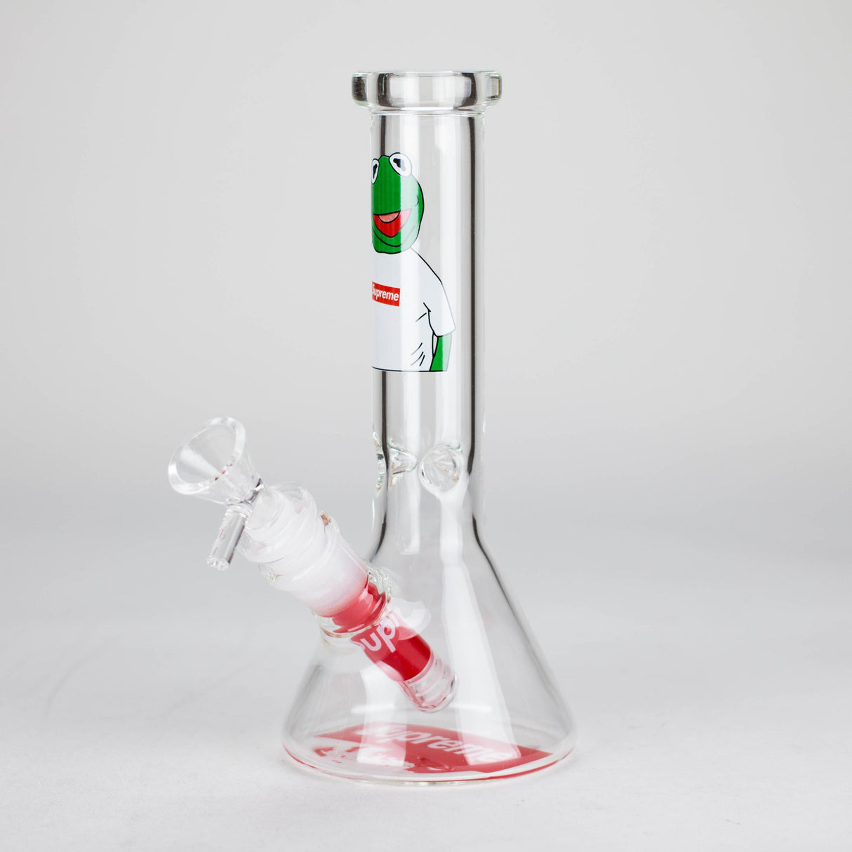 7.5" Glow Cartoon Icons Beaker Bong