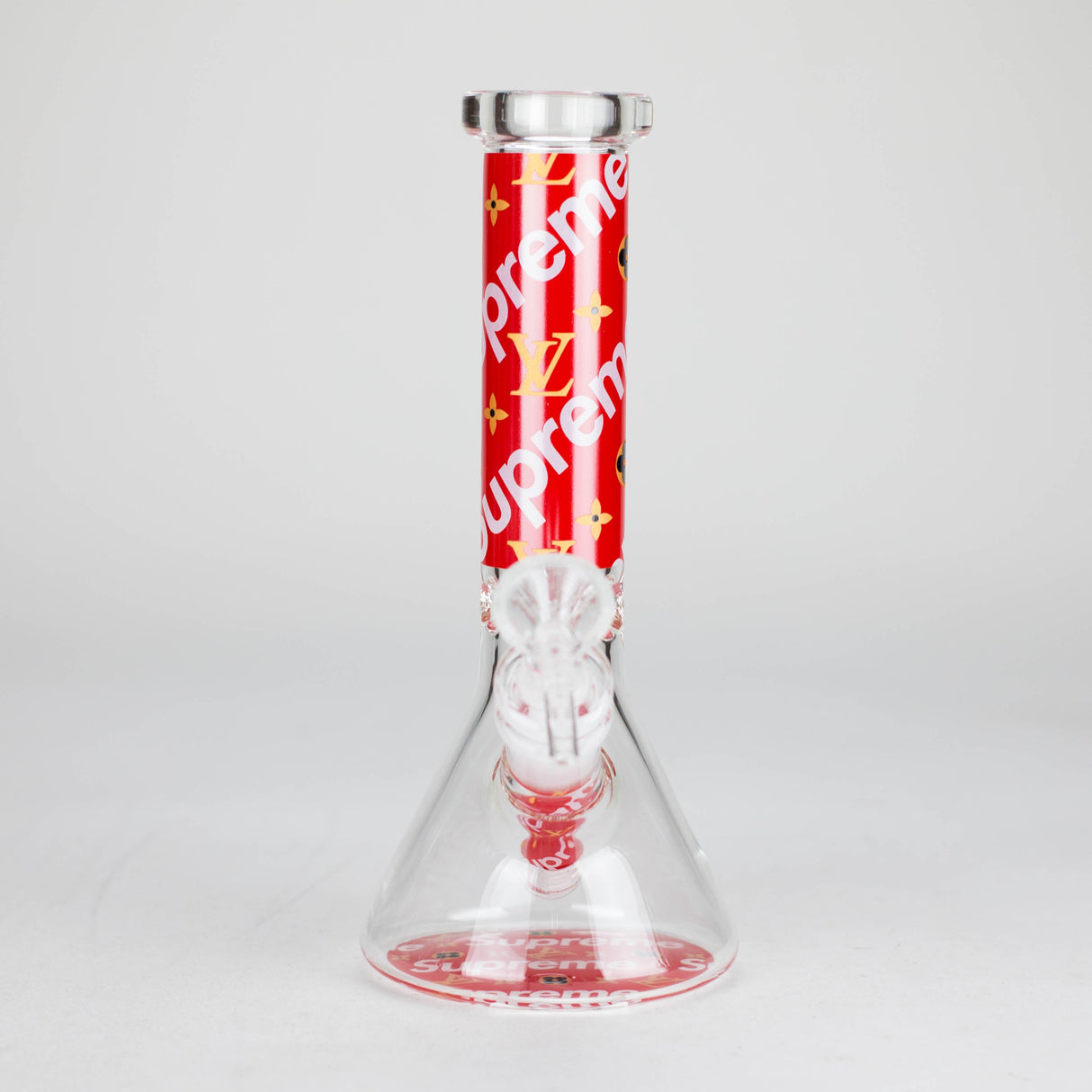 7.5" Glow Cartoon Icons Beaker Bong