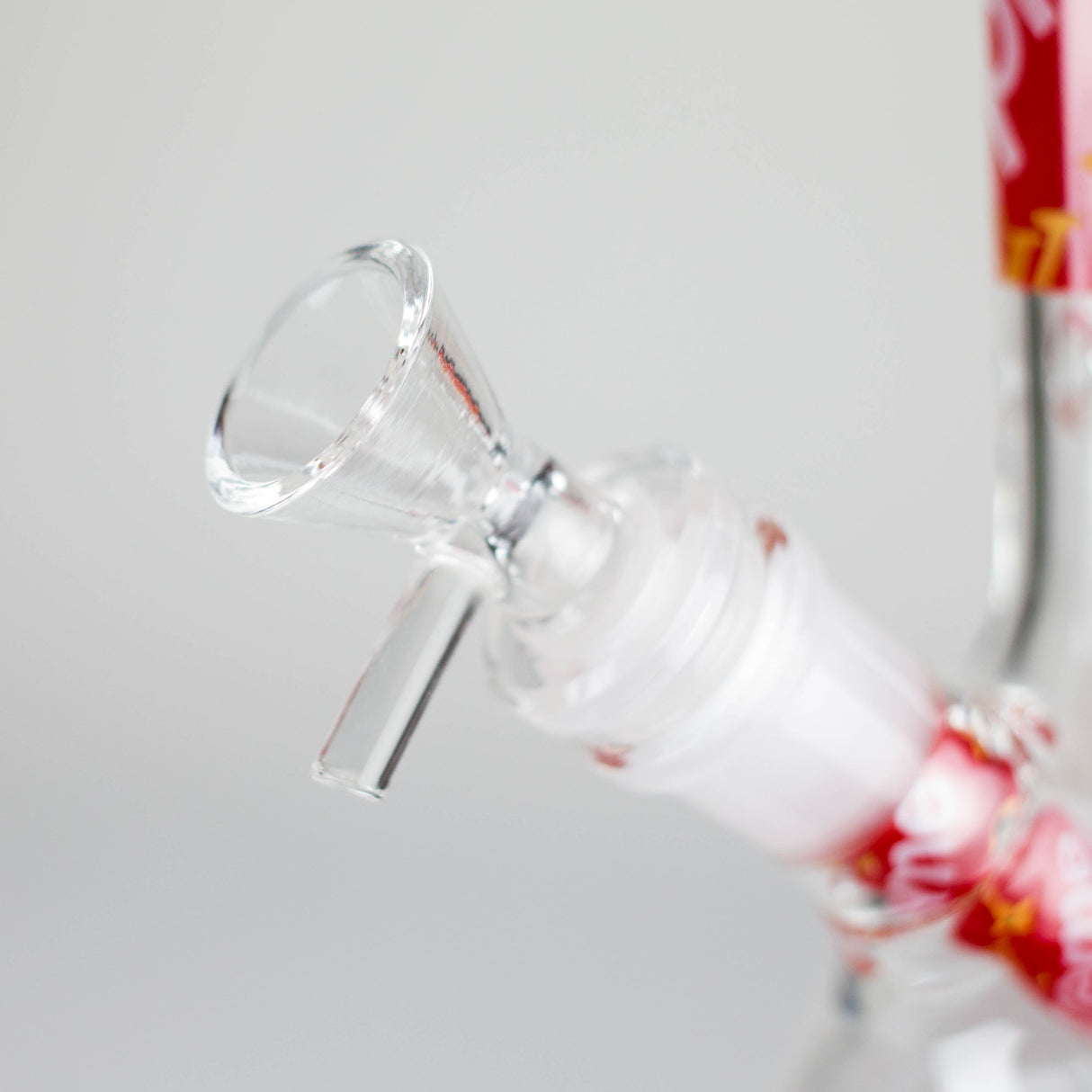 7.5" Glow Cartoon Icons Beaker Bong