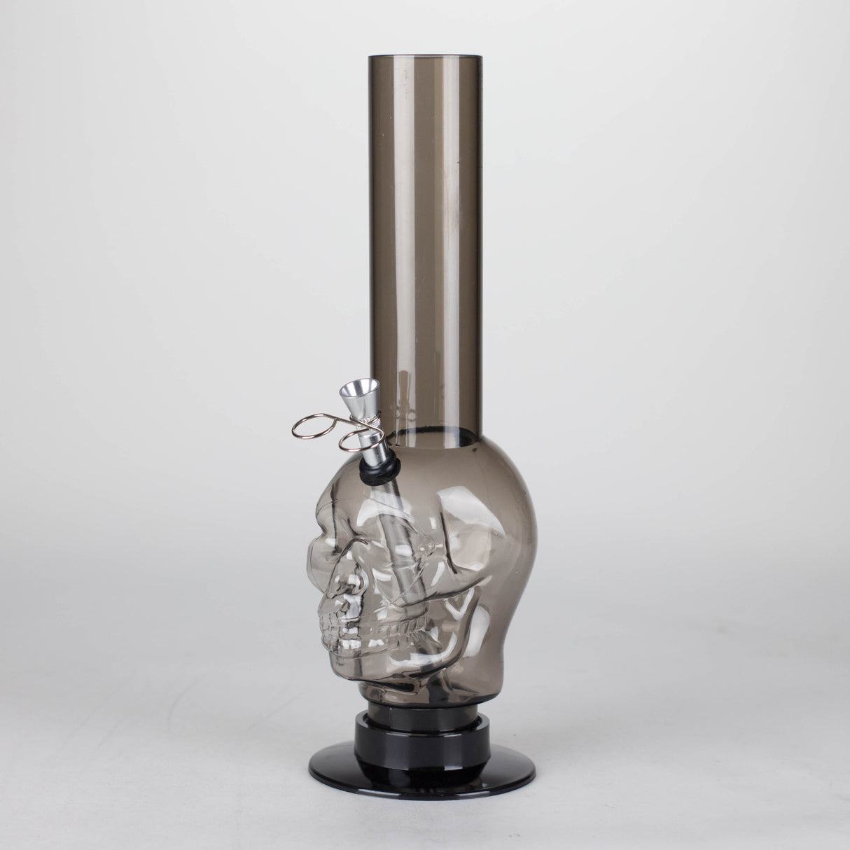 12" Skull Shape Acrylic Water Pipe with Detachable Base