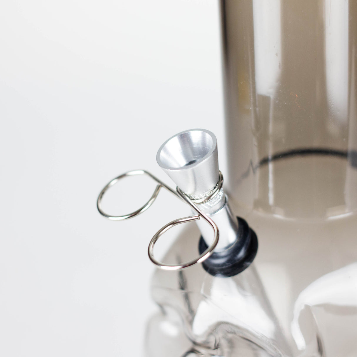12" Skull Shape Acrylic Water Pipe with Detachable Base