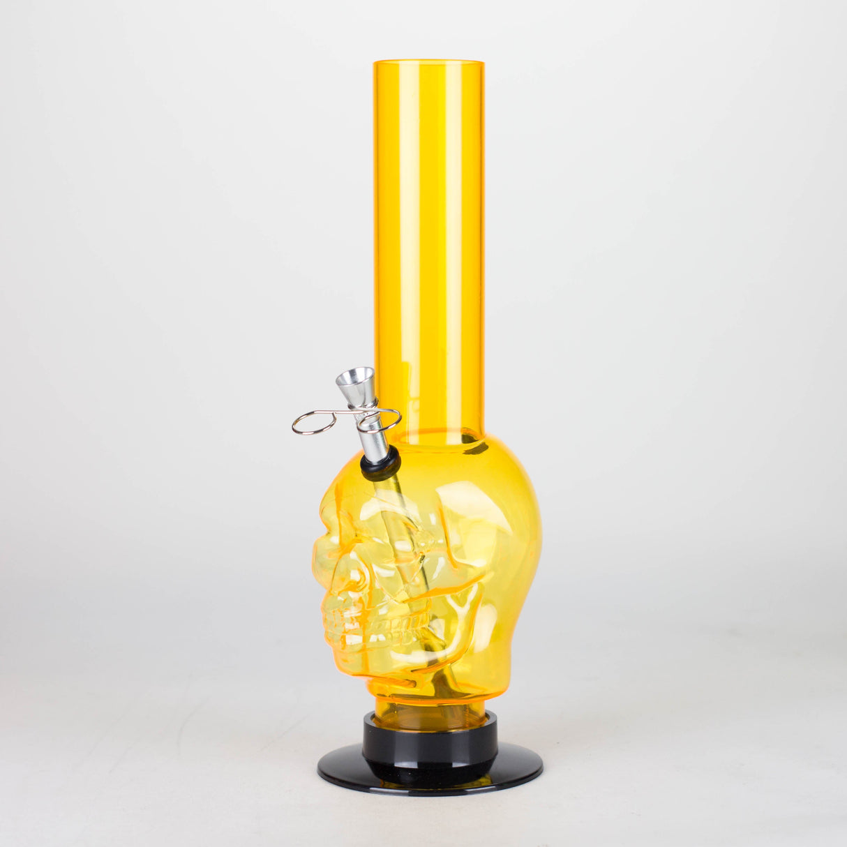 12" Skull Shape Acrylic Water Pipe with Detachable Base