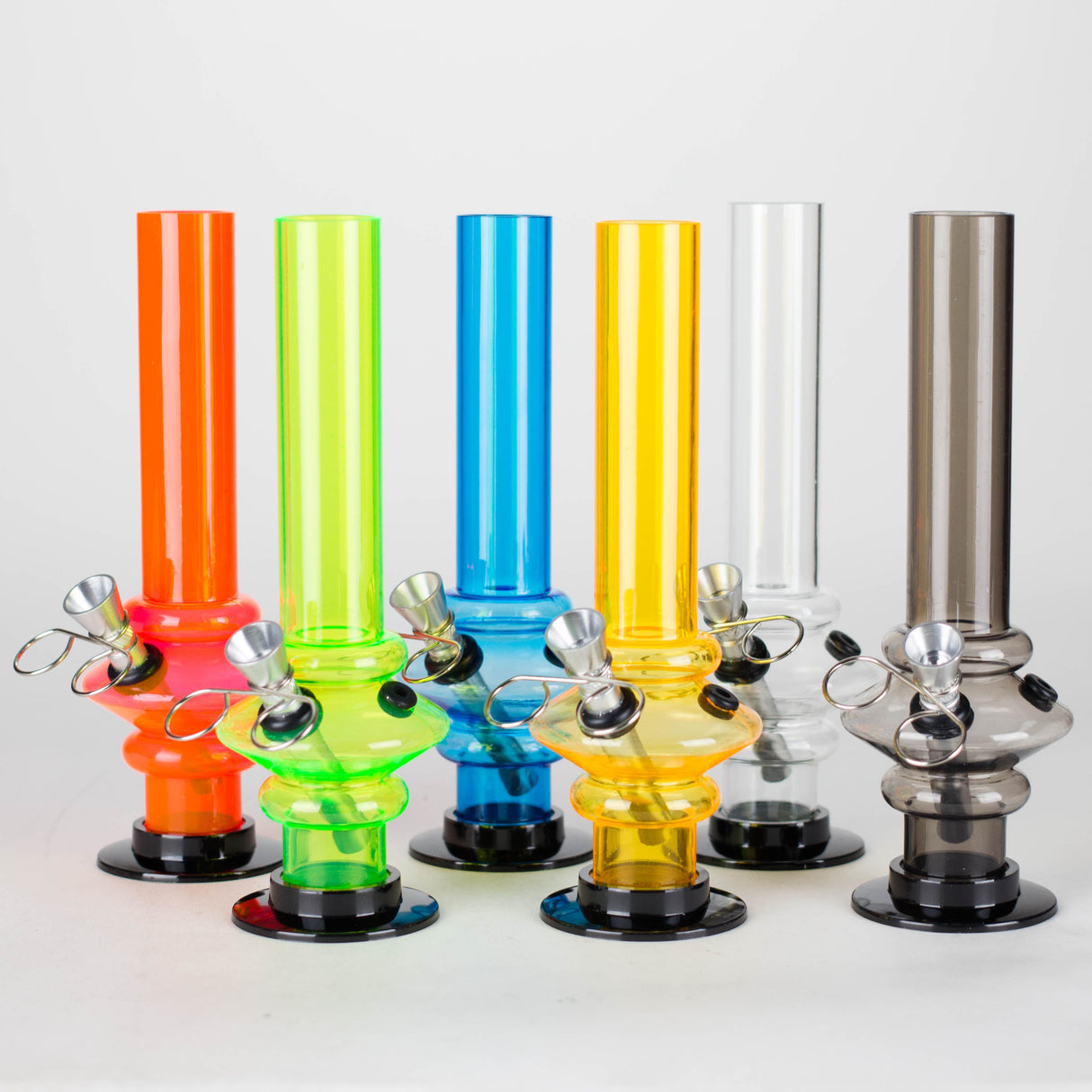 8" Standard Parts Detachable Base Acrylic Water Pipe