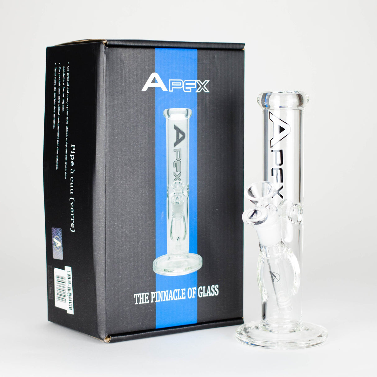 Maq Distributors Glass Bong Apex | 9" Value Straight Glass Bong Apex | 9" Value Straight Glass Bong