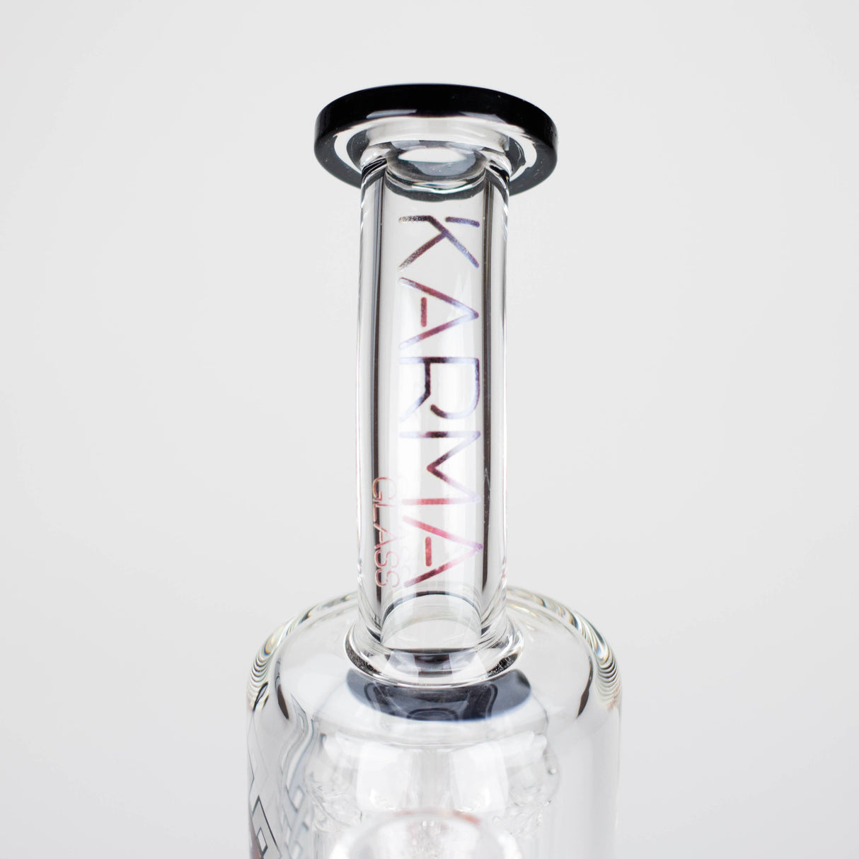 Maq Distributors Glass Bong Karma | Glass Bong 11" Double Tree Bend Karma | Glass Bong 11" Double Tree Bend