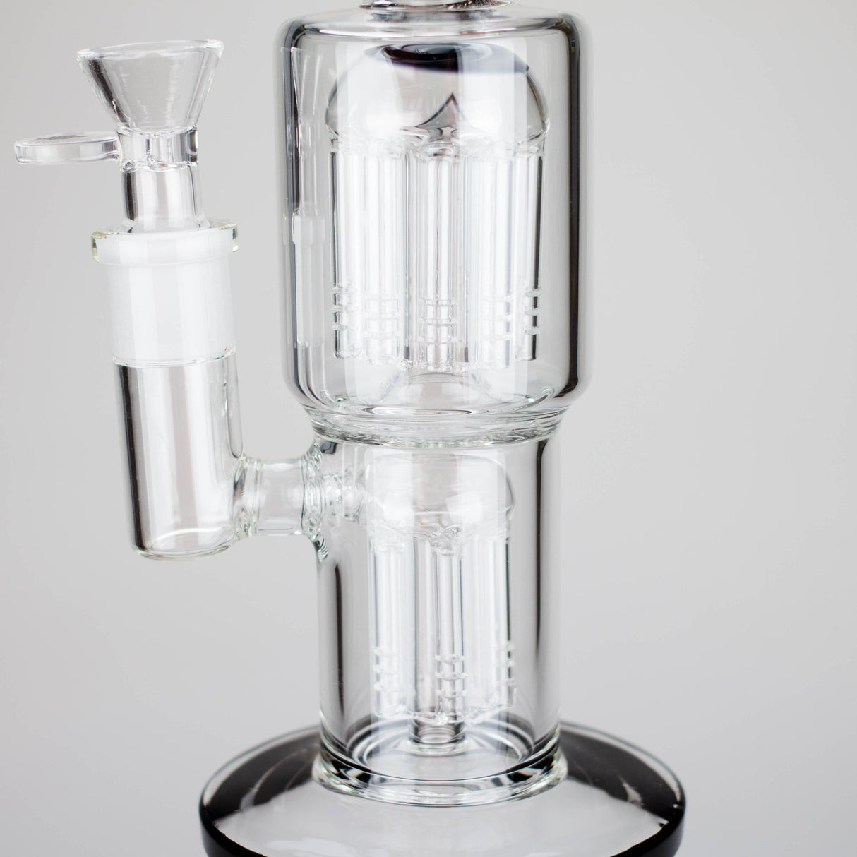 Maq Distributors Glass Bong Karma | Glass Bong 11" Double Tree Bend Karma | Glass Bong 11" Double Tree Bend