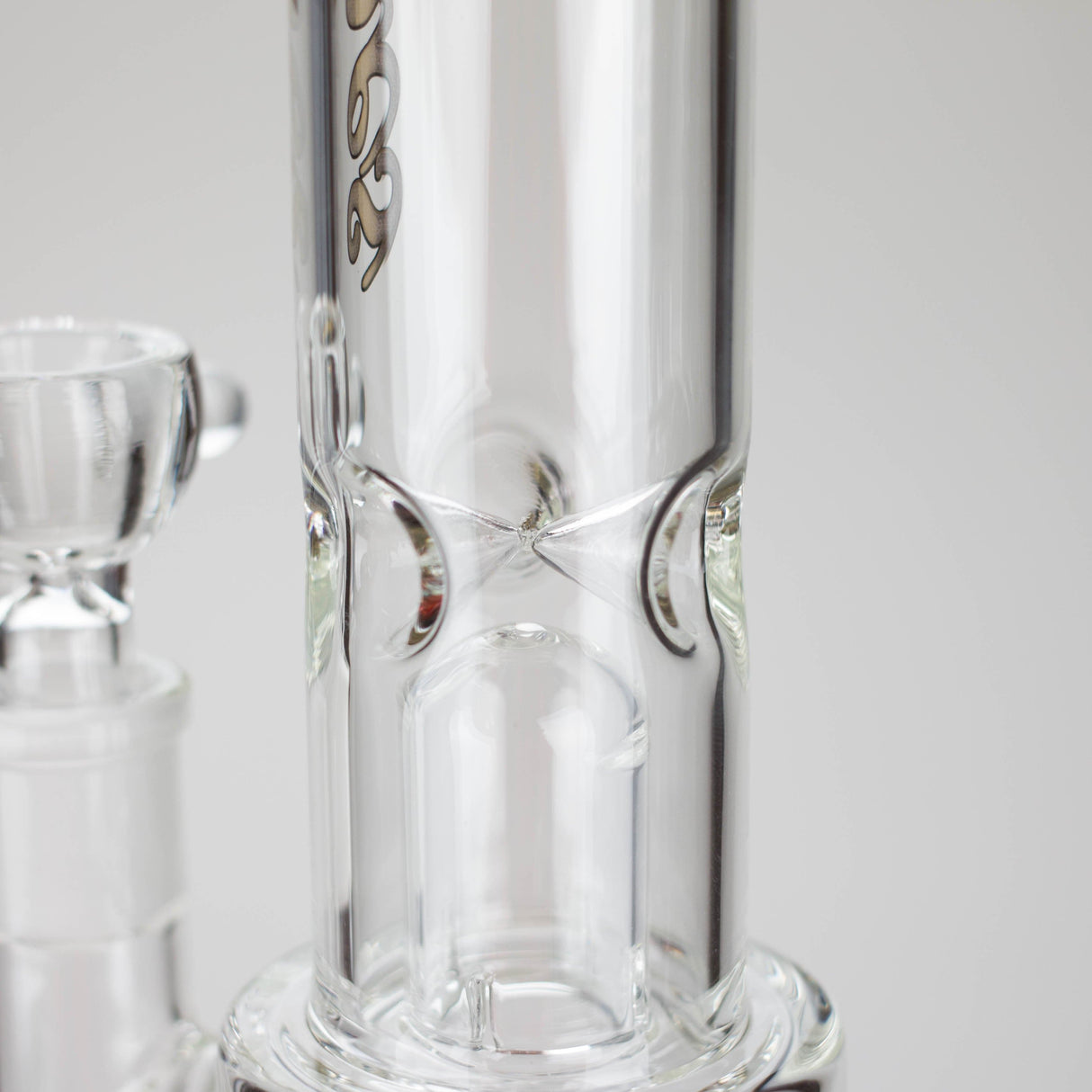 Maq Distributors Glass Bong Tech Tubes | 14" Circ Cannon Clear Glass Bong Tech Tubes | 14" Circ Cannon Clear Glass Bong