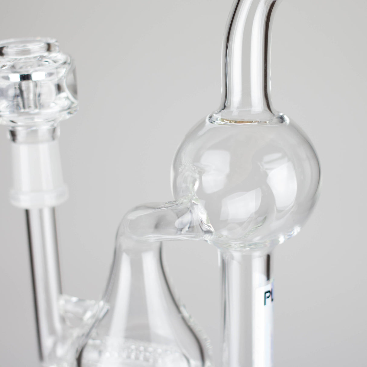 PINNACLE DISTRIBUTORS INC. Glass Rig Pure Glass | 8" Infinity Recycler 2 - Flower and Dab Pure Glass | 8" Infinity Recycler 2 - Flower and Dab