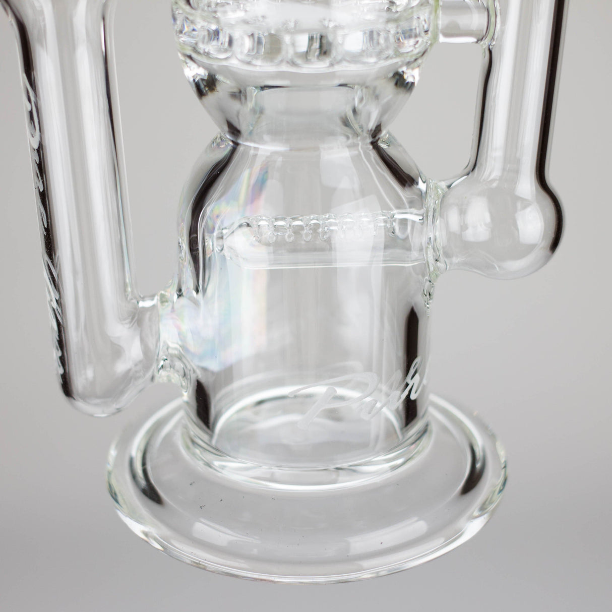 PINNACLE DISTRIBUTORS INC. Glass Rig Pure Glass | 12" Infinity Recycler - Flower and Dab Pure Glass | 12" Infinity Recycler - Flower and Dab