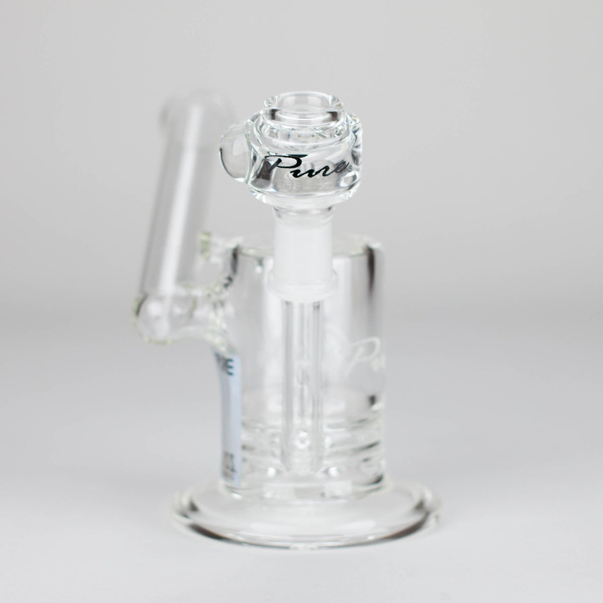 PINNACLE DISTRIBUTORS INC. Glass Rig Pure Glass | 5" Magma Ring Perc - Flower and Dab Pure Glass | 5" Magma Ring Perc - Flower and Dab