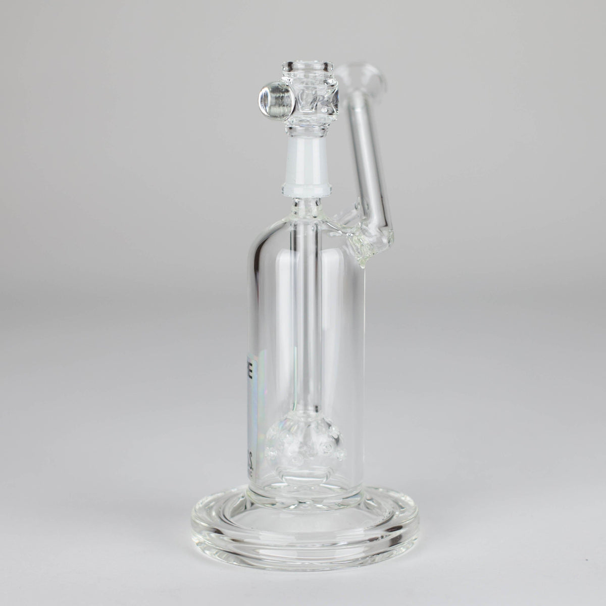 PINNACLE DISTRIBUTORS INC. Dab Rig Pure Glass 6.5" Arrow Perc Flower & Dab Bubbler Pure Glass 6.5" Arrow Perc Flower & Dab Bubbler