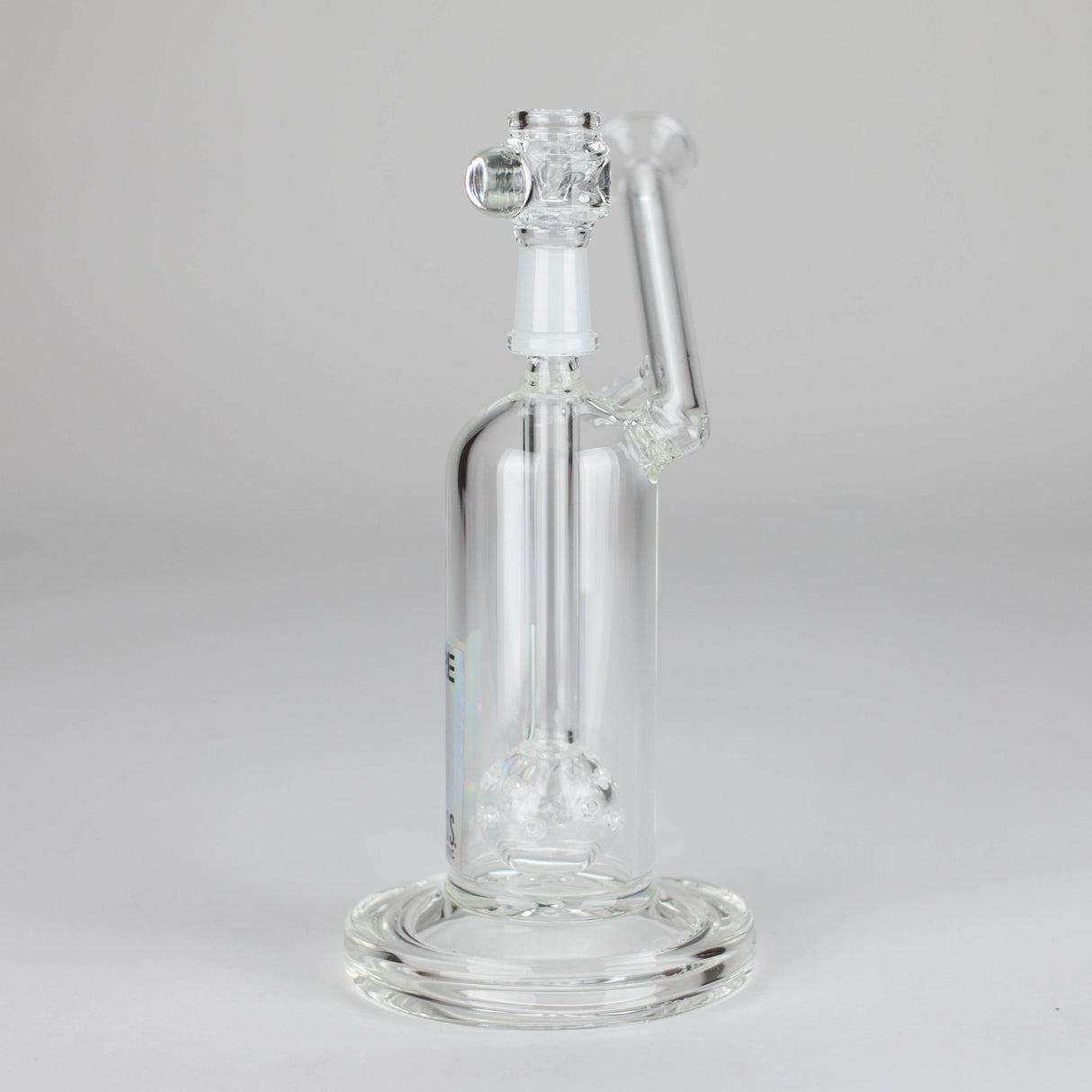 Pure Glass 6.5" Arrow Perc Flower & Dab Bubbler