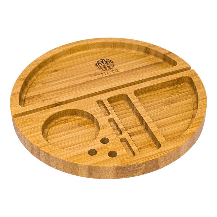Maple Craft Inc Rolling Tray Maze® | Circlet Bamboo 10X10 Rolling Tray Maze® | Circlet Bamboo 10X10 Rolling Tray