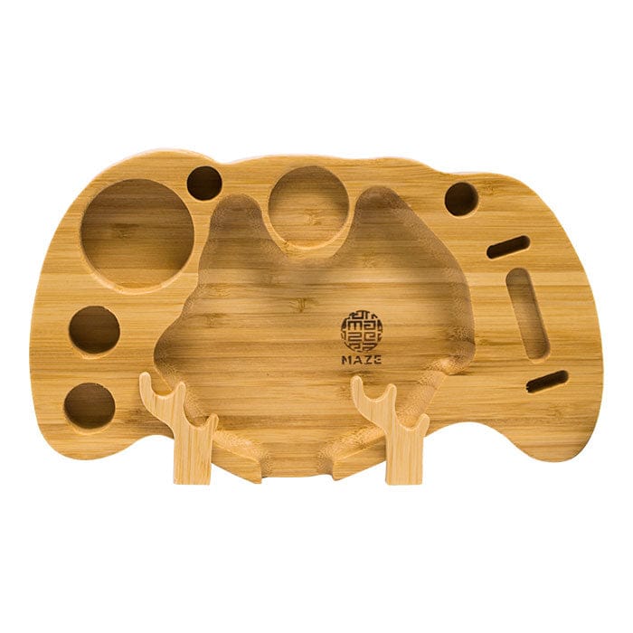 Maple Craft Inc Rolling Tray Maze® | Angular Bamboo 10X6 Rolling Tray Maze® | Angular Bamboo 10X6 Rolling Tray