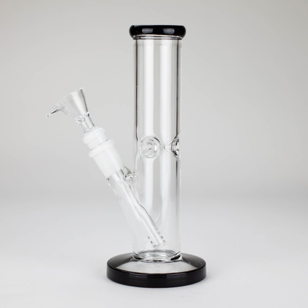 NIBO Distribution Glass Bong 8" Straight Glass Bong with Diffused Downstem 8" Straight Glass Bong with Downstem - Mini Borosilicate Bong 14 mm | Canada