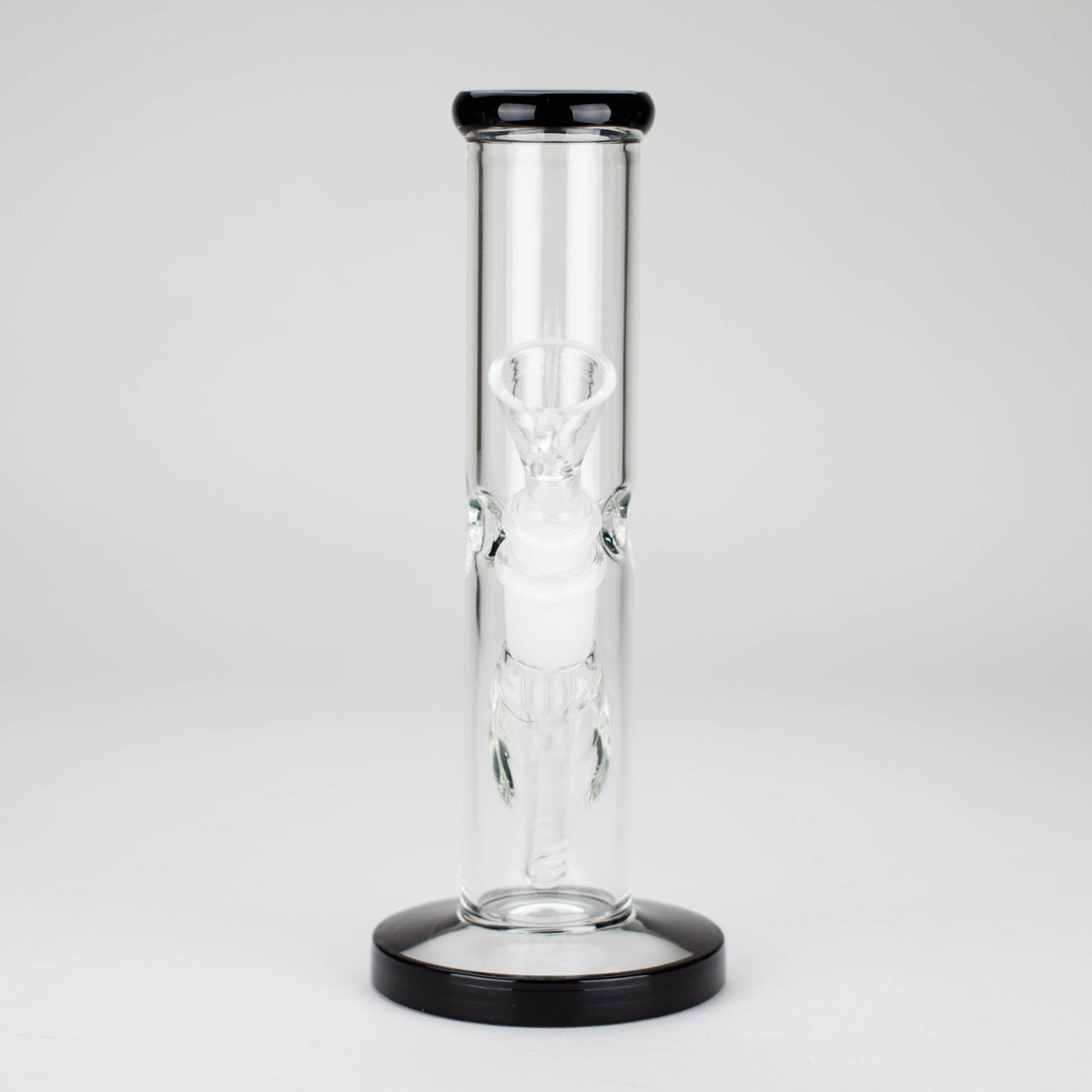 8" Straight Glass Bong with Diffused Downstem