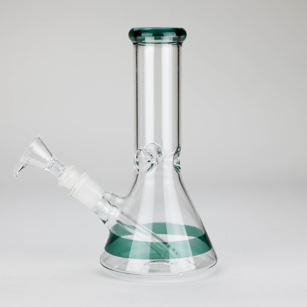 8" Glass Beaker Bong with Diffused Downstem