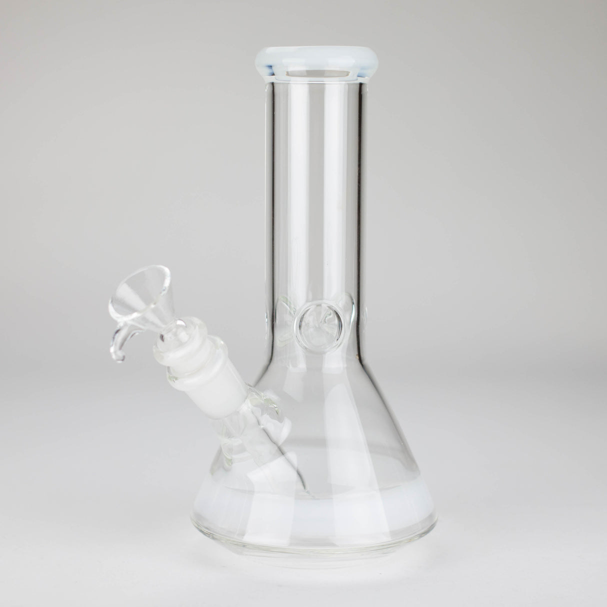 8" Glass Beaker Bong with Diffused Downstem