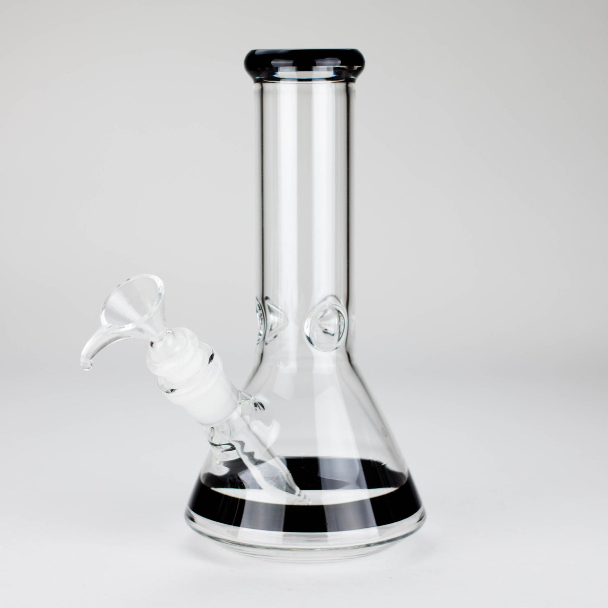 8" Glass Beaker Bong with Diffused Downstem