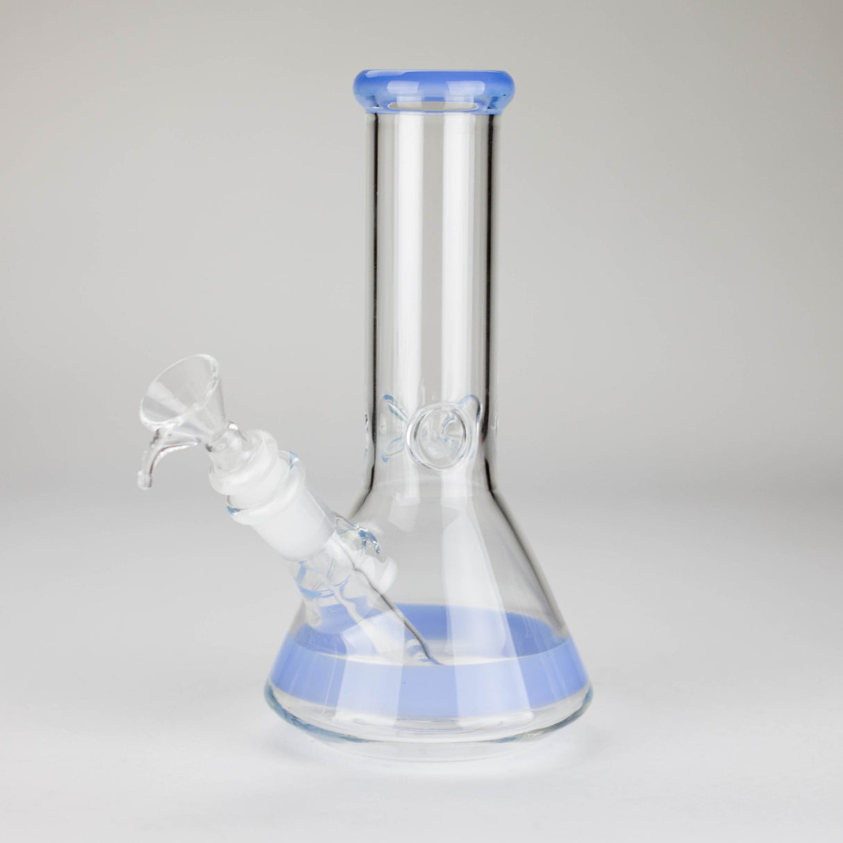 8" Glass Beaker Bong with Diffused Downstem