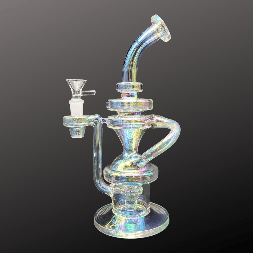 Small Biz Distributors Glass Bong Medusa | 12" Recycler-Style 1 Medusa | 12" Recycler-Style 1