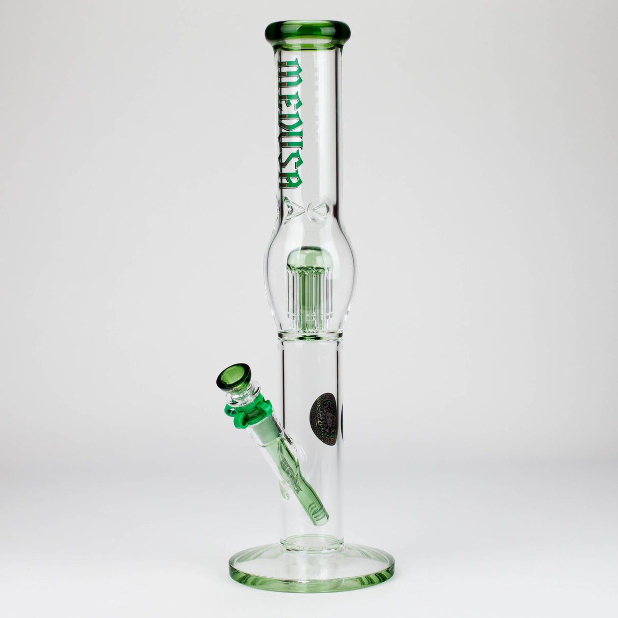 Medusa 17" Thick Glass Bong with Tree Perc & Ice Pinch