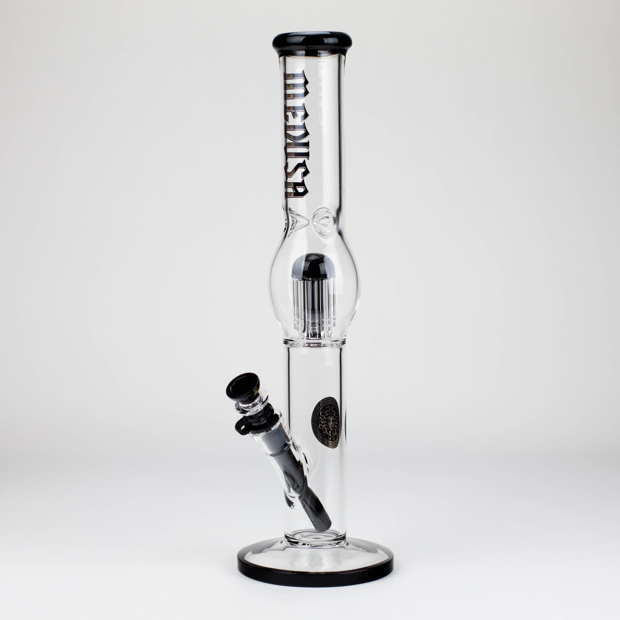 Medusa 17" Thick Glass Bong with Tree Perc & Ice Pinch