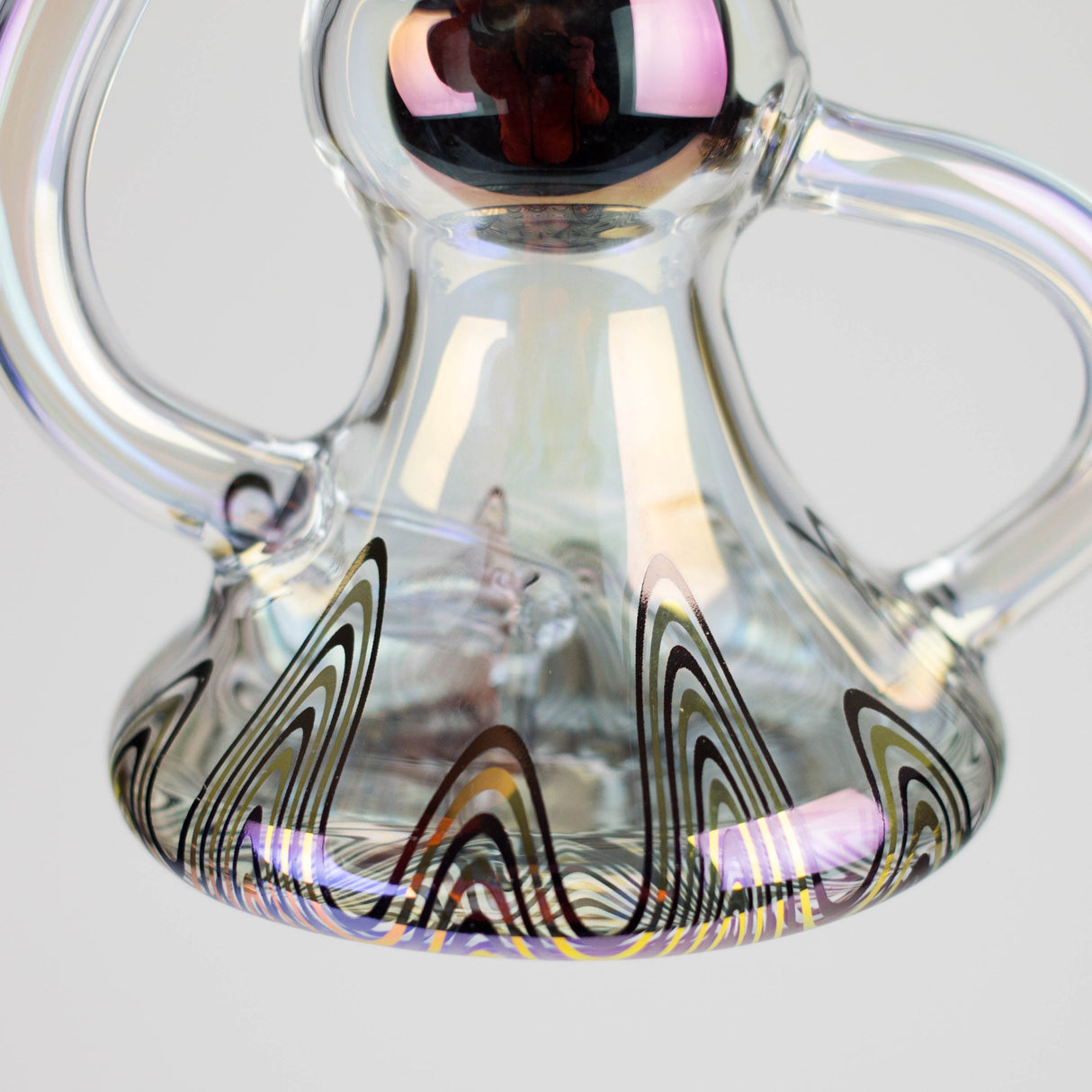 Trippy Glass Colour-Shift Recycler Dab Rig