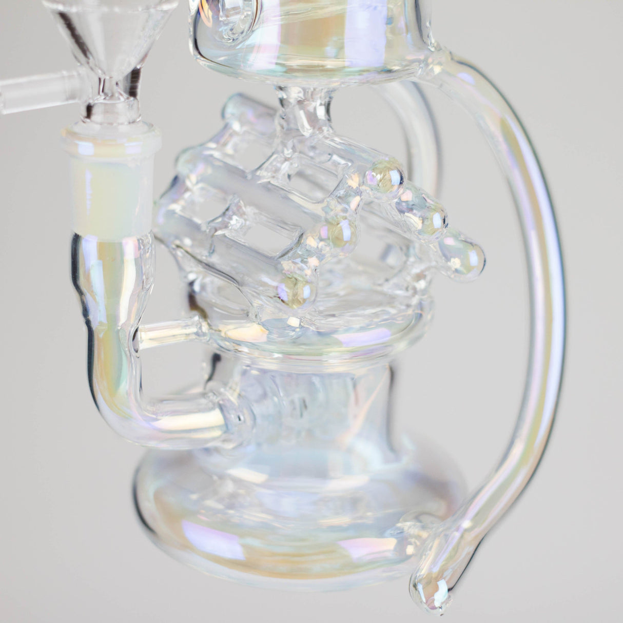 Small Biz Distributors Glass Bong Medusa | 12" Recycler - Style 2 Medusa | 12" Recycler - Style 2